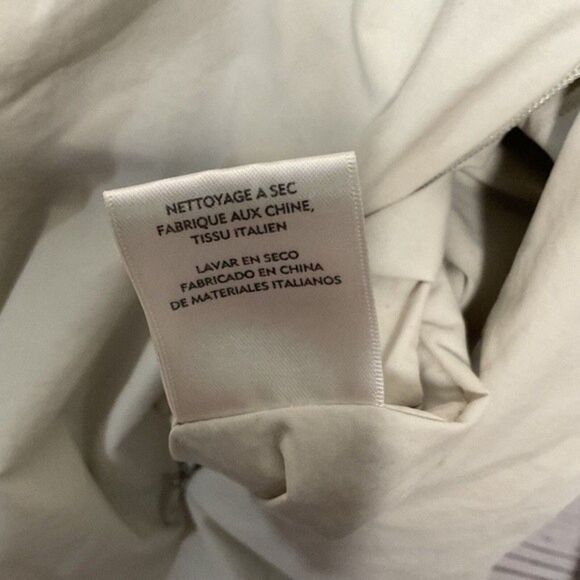 Eileen Fisher Full Zip Fleece Lined Jacket Women Size M Light Beige Soft Neutral - Picture 3 of 11